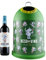 Pack - Cubo de Reciclaje Miniglú Ecovidrio con Diseño Beso de Vino + Botella Beso de Vino Syrah & Garnacha