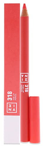 3INA MAKEUP - Vegan - The Lip Pencil 318 - Korallenfarbe - Perfekt definierte Lippenkontur - Lippenkonturenstift - Permanent Lipliner - Lipliner Stift Soft Cremige Texture - Cruelty Free
