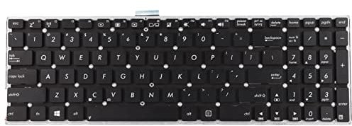 Tastiera Sostitutiva per Laptop per ASUS K555, per X555L, per R556L, per F555L, per X555L, per D4010, per Laptop A555L - Nera