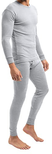 MT Herren Ski- & Thermowäsche Set Light Lange Winter Unterwäsche - Unterhemd und Unterhose