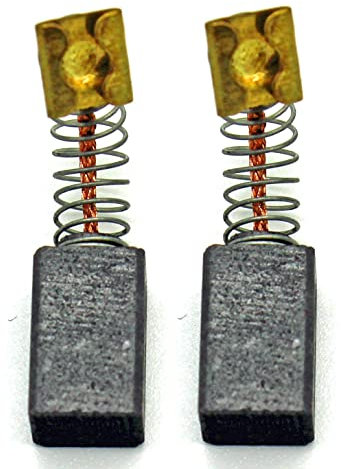 Coppia di spazzole di carbone RC-125, 6,5 x 7,5 x 12 mm, per smerigliatrice angolare Hitachi o tagliasiepi, martello perforatore, CJ110, CJ120, CJ65, D6, D10...