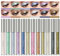 12 Farben Flüssiger Lidschatten Makeup Set Metallic Colorful Gold Neon Liquid Eyeshadow Waterproof Long-lasting Quick Drying Lidschatten Makeup Set (Set A)