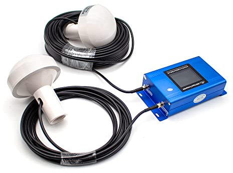 Toplionace Amplificateur de Signal Gnss, Intensificateur de Transpondeur de Signal Intérieur Amplificateur de Signal GPS + BD Répéteur Double Fréquence Beidou 60dB ± 2dB