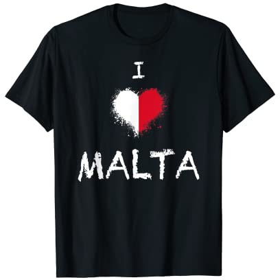 Regalo souvenir bandiera nazionale di Malta per uomini donne Maglietta