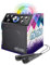 Mi-Mic Cube Speaker, Kids Karaoke Machine And Disco Cube Speaker, Portable With Bluetooth, Microphone, Led Lights And Echo,