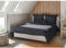 BEFA NATUR Made in Germany Bettwäsche Set, Bettbezug 135x200 cm und Kissenbezug 80x80 cm aus Baumwolle-Satin, Allergiker geeignet, Öko-Text 100 Klasse 1 Zertifiziert - Schwarz