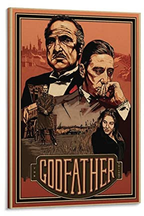 NANXIANG Filmposter The Godfather The Godfather Classic Gangster (3) Poster Druck Kunst Wandbild Leinwand Po