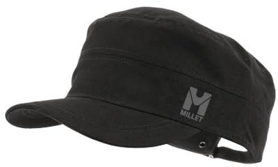 MILLET Unisex Travel Cap Zeitungskappe, Schwarz Neues Logo, One Size