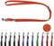Hundeleine gummiert verstellbar/Doppelleine gummiert für mittlere und große Hunde / 2m / 2,40m / 2,80m / 3,50m / 5m (Orange, 2m)