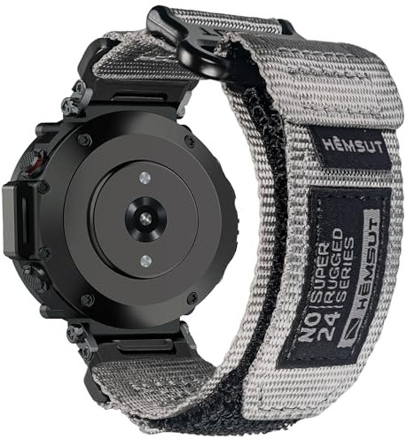 torbollo Armband kompatibel mit Amazfit T-Rex/T-Rex 2/T-Rex Pro/T-Rex Ultra, robustes Nylon Uhrenarmband mit Klettverschluss Ersatzarmband gewebtes Loop-Design Sportarmband mit 2 Schraubendreher