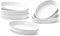 UIBFCWN Auflaufform Porzellan, 8er Set Auflaufform Ofenform Backform Klein, Ideal für 1-2 Personen, Auflaufform für Lasagne Tiramisu & Auflauf, Ovale 340ml