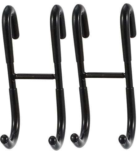 HEALEEP 2 Stück Edelstahl Aufbewahrungshaken Metallische Aufhängehaken Für Hintertür Rostfrei Ohne Bohren Praktisch Für Mantel Und Handtasche