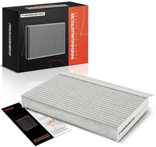 Frankberg Filtro aria abitacolo Filtro antipolline Con Carbone attivo Compatibile con III Berlina B3 BZ0/1 1.2L-2.0L 2008-2017 Fluence L3 1.5L-2.0L 2010-2024 Replace# 272773488R