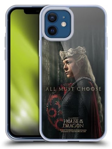 Head Case Designs Offizielle House of The Dragon: Television Series Rhaenyra Charakter-Posters Aus Staffel 2 Soft Gel Handyhülle Hülle kompatibel mit Apple iPhone 12 / iPhone 12 Pro