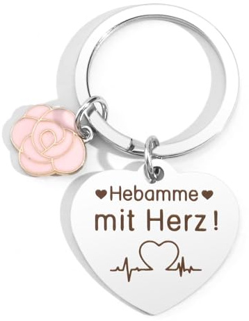 GuardiaTech Hebamme Geschenk Dankeschön Schlüsselanhänger Kollegin Weihnachtsgeschenke Männlich Krankenschwester Geschenke