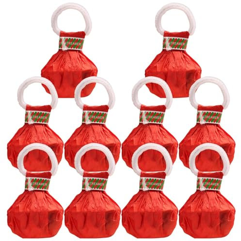 Setauoo Konfetti-Luftschlangen zum Werfen von Hand – 10 x bunte Papier-Knallbonbänder; Pop-Out-Luftschlangen, Abschlussschlangen, chinesische Partygeschenke für Geburtstag, Hochzeit