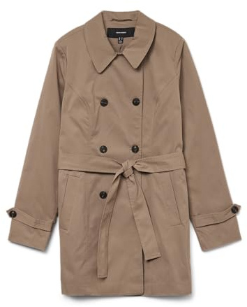 VERO MODA Vmchelsea Olivia Noos - Gabardina, fósil, XL