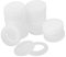 Homoyoyo 20pcs Cabinet Vent Ventilate Inside Air Vents Exhaust Louver Door Vent Holes for Wardrobe Small Air Vent Round Shape Ventilation Grille Conditioner Round Air Vent Plug Pp White