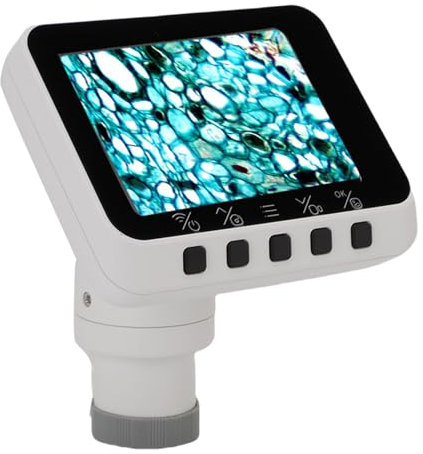 WiFi Elektronisches Okular, 1080P Video Aufzeichnung Digitales Teleskop Kamera-Okular mit 2,8-EIN-Display, Teleskop und Mikroskop Zubehör für Astrofotografie Vogel Beobachtung