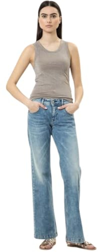 Herrlicher, Edna Flared Jeans aus Bio-Baumwolle mit weit ausgestellten Bein (DE/NL/SE/PL, Numerisch, 27, Regular, Regular)