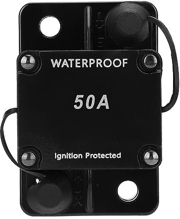 VDOQTLJT Disjoncteur à réinitialisation Automatique, Porte-fusible, Interrupteur Automatique étanche DC12-24V HT-608(150A)