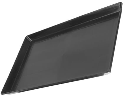VANZACK Bandeja para Mascotas reemplazo de Bandeja de Jaula para Perros Bandeja de plástico para jaulas de Perros Almohadillas para jaulas de Perros Estera del cajón del Perro AbS Negro