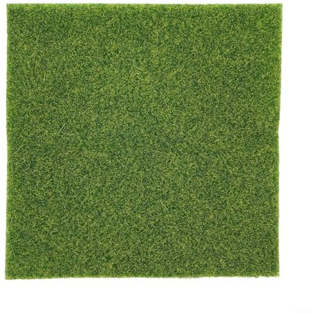 ComfyHarbor Tapis de gazon artificiel vert synthétique réaliste pour intérieur et extérieur - Matériau pour décoration de jardin et d'intérieur (30 x 30 cm)