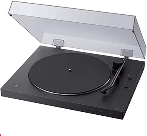 Music Box PS-LX310BT Belt Drive Turntable: Fully Automatic Wireless Vinyl Record Player with Bluetooth USB Output for Entertainment Home Decoration kxtmm