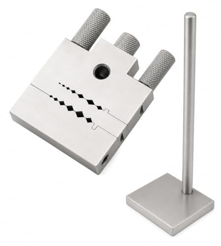 Jeweller's Miter Filing Jig, Metal Tube and Wire Cutting Vise with Guide Rod, Sheet Cutter Tool