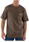 Carhartt Men's Loose Fit Heavyweight Short-Sleeve Pocket T-Shirt Work-Utility, Dark Brown, XL