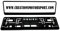 Plain Black Number Plate Surrounds Pair