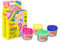 Jovi - Gouache Pailletée, Étui de 4 Bouteilles de 35ml, Peinture Pailletée, A Base d'ingrédients naturels, Facile à Laver, sans Gluten, Idéal pour l'école (518)
