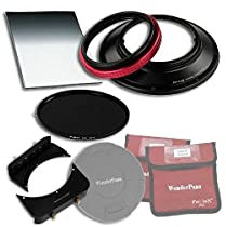 WonderPana 66 FreeArc Essentials ND 0, 6se Kit - girevole 145 mm filtro di base, copriobiettivo, Fotodiox Pro 16,76 cm x 21,59 cm 0,6 (2-stop) x Grad ND e 145 mm ND16 (4-stop) Filtri per varie 14 mm Full Frames (ad esempio; Samyang, Rokinon, Vivitar, Bower, etcl)