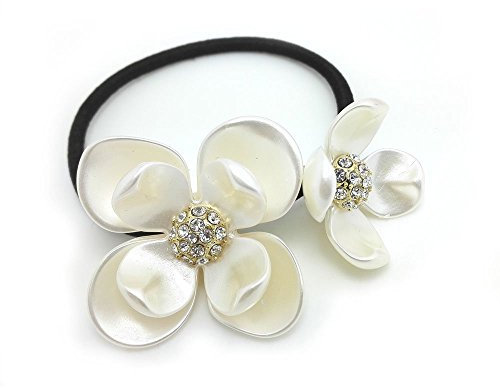 Meilliwish Kristall Blumes Pferdeschwanz -Halter Haargummi (B79)