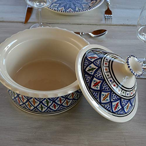 Cocotte Querouana Bakir bleu - D 20 cm