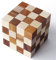 DIABOLICUBE 4x4 - jeu casse tête à partir de 12 ans difficulté 6/6. En bois massif aux normes CE, marque française le Délirant®. Grand modèle de 64 pièces très difficile, serpent snake cube puzzle 3D.