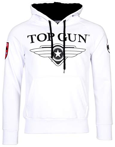Top Gun Herren Hoodie Defender Tg20191012 White,XL
