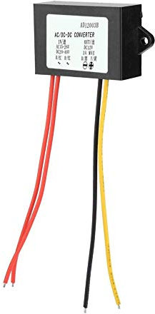 Convertitore AC-DC, Convertitore da 24V a DC 12V 3A, Convertitore di Modulo di Alimentazione per Motore per Auto Modulo con Display a LED