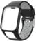 AWADUO Dual-Farbe Ersatz Silikon Handgelenk Band Strap für Tomtom Runner 3/ Tomtom Runner 2/ Tomtom Adventurer/Tomtom Golfer 2/ Tomtom Spark/Tomtom Spark 3(Silikon Schwarz + Grau)