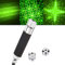 Auto Roof Star Projector Lights Car Star USB Night Lights, Flexible Atmosphere Decorations Lamp with 3 Replacement Heads for Differen Lighting Effects for Bedroom, Car, Party, Ceiling (3 in 1, Green)