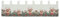 Raebel Scheibengardine Weihnachtsgardine Panneau Weihnachten Bistrogardine Gardine Elch rote Nase 100% Polyester Blickdicht (30 x 120 cm)