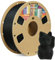OVERTURE PLA-Filament, matt, 1,75 mm, mit 3D-Drucker-Oberfläche, 200 mm × 200 mm, matte PLA-Rolle, 1 kg Spule, Maßgenauigkeit +/- 0,05 mm, passend für die meisten FDM-Drucker (schwarz)