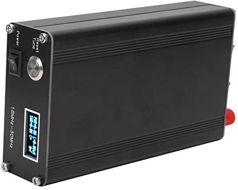 HY100 HAM Automatic Antenna Tuner, 1.8-50MHz, 100W, 10-15VDC, Aluminum Alloy with Metal Housing