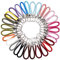 Regerly Porte-clés en Cuir Tressé, 30 Pieces Porte-clés de Voiture Portable Porte clé Pendentif Clé Multicolore pour Hommes et Femmes