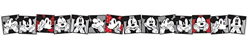 Eureka Mickey Mouse Throwback Mickey Selfies Extra Wide Deco Trim 9,5 m/12 Streifen