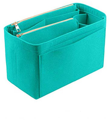 YXBQueen Handtaschen Organizer Filz mit Reißverschluss, Handtaschenorganizer Bag in Bag Einsatz, Neverfull MM Organizer, Taschenorganizer