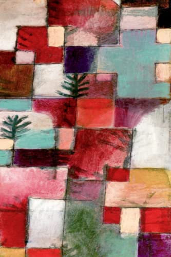 Dot Graph Notebook: 6 x 9 | Paul Klee Red green and violet-yellow rhythms (1920) Cover Art Notebook | Highschool, College, Work and Personal Notebook | Paperback Dot Graph