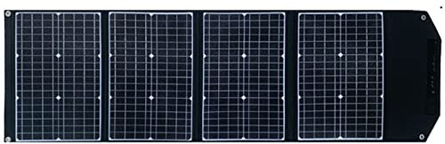 HARICSET 120W Panneaux Solaires Pliants Panneau Solaire Pliable avec Port USB Silicium Monocristallin IP65 pour Voiture de Banque de Puissance Téléphone Outdoor Camping Randonnée(Size:120W)