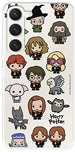 Schutzhülle für Samsung Galaxy S23, offizielle Harry Potter-Figuren, Symbole zum Schutz Ihres Handys, flexible Silikonhülle mit offizieller Harry Potter-Lizenz