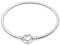 LNQOBU Damen Armband Silber 925 Schlangen Schmetterling Armband mit Funkelnden Herz Verschluss Charms (Mit Einem Spacer Perlen)